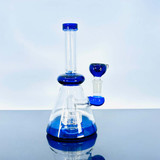 Waterpipe Beaker With Matrix Perc - 8 Inch - WPAG116