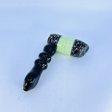 MSB16 - 6 Inch Bubbler - Wig Wag Black Hammer With Line