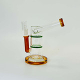Waterpipe With Double Honeycomb - 45 Degree Mouthpiece - 8 Inch - WPAG128 Waterpipe With Double Honeycomb - 45 Degree Mouthpiece - 8 Inch - WPAG128