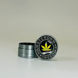 Amsterdam Grinder - 40mm - 3 Parts - Leaf Assorted Colors