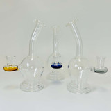 Bent Neck Mini Waterpipe - 6 Inch - Assorted Color - WPFC9 Bent Neck Mini Waterpipe - 6 Inch - Assorted Color - WPFC9