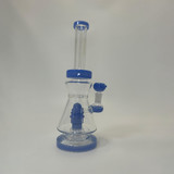 WPAG164 - 11 Inch Waterpipe - Hourglass With Hive Showerhead Perc