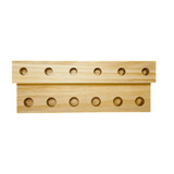 Display Only 10-inch Wood 12 Per Holes