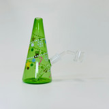 Christmas Tree Waterpipe - 6 Inch - with 14 mm Banger Perc Christmas Tree Waterpipe - 6 Inch - with 14 mm Banger Perc