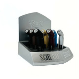 Scorch Torch 45 Degree Torch- Satin Finish - Hold Button - 9 Count With Display - 61716 - Assorted Scorch Torch 45 Degree Torch- Satin Finish - Hold Button - 9 Count With Display - 61716 - Assorted