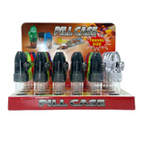 Bullet Rocket Acrylic Snuff Bottle -24 Counts Per Display-51mm