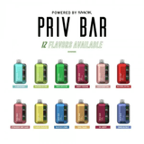 Priv Bar Turbo 15000 Puffs Disposable 5 Counts Priv Bar Turbo 15000 Puffs Disposable 5 Counts