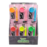 Tuff Shredder - Metal Pipe With Screen and Grinder - 24 Per Display