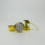 Tuff Shredder Grinder Grenade - 40mm - 3 Parts - Gold-Rose Gold -TS1025