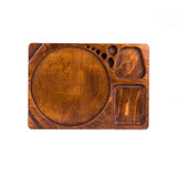 Blazy Susan Rolling  Dab Tray-CHERRY