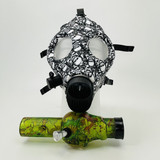 Gas Mask Silicone Character  Mix Designs With Waterpipe - Design Colors