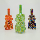 Soft Glass Frog Waterpipe - 10 Inches - Assorted Colors - GR-Y-53 Soft Glass Frog Waterpipe - 10 Inches - Assorted Colors - GR-Y-53