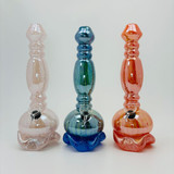 Soft Glass Waterpipe - 11 Inches - Assorted Colors - GR-Y-82 Soft Glass Waterpipe - 11 Inches - Assorted Colors - GR-Y-82