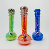 Soft Glass Waterpipe - 12 Inches - Assorted Colors - GR-Y-104