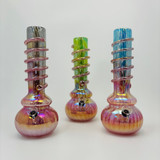 Glass Waterpipe - 12 Inches - Assorted Colors - GR-Y-99 Glass Waterpipe - 12 Inches - Assorted Colors - GR-Y-99