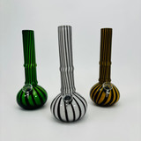 9 Inches - Soft Glass Waterpipe - GR-Y-44 - Assorted Color 9 Inches - Soft Glass Waterpipe - GR-Y-44 - Assorted Color