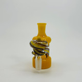  Ash Catcher - 90° Degree Angle with 14mm to 14mm Male Joint - Twisting Colors