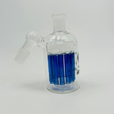 Hipster - Ash Catcher - 19mm - 45 Degree - With 12 Arm - Tree Perc - BZ010-Blue Hipster - Ash Catcher - 19mm - 45 Degree - With 12 Arm - Tree Perc - BZ010-Blue