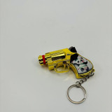 Clickit - Mini Revolver Gun-Lighter With Keychain - Assorted Designs - 12 Counts Per Display - GH-5917