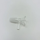 Male Bowl With Handle - 10 Pieces Per Pack - Clear-14MM