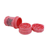 Blazy Susan - 4 Parts - Herb Saver - Large Grinder-PINK Blazy Susan - 4 Parts - Herb Saver - Large Grinder-PINK