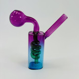Oil Burner Waterpipe Square With Coil Perc - 4 Inches - Assorted Colors - Price Per Piece Oil Burner Waterpipe Square With Coil Perc - 4 Inches - Assorted Colors - Price Per Piece