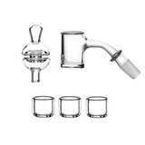 Grav® - Seamless Quartz Banger Kit - 14mm - 45 Degree - QB14X-PKKIT Grav® - Seamless Quartz Banger Kit - 14mm - 45 Degree - QB14X-PKKIT