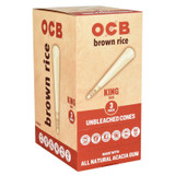 Ocb - Brown Rice Cones - King Size - Unbleached - 3 Pieces Per Pack - 32 Packs Per Box Ocb - Brown Rice Cones - King Size - Unbleached - 3 Pieces Per Pack - 32 Packs Per Box