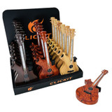 Clickit Lighter - Guitar With Led Light - 20 Counts Per Display - GH-8729 Clickit Lighter - Guitar With Led Light - 20 Counts Per Display - GH-8729