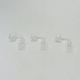 Quartz Banger - Slant-Top With Diamond Knot - Male 90 Degree - 5 Pieces Per Pack-18MM Quartz Banger - Slant-Top With Diamond Knot - Male 90 Degree - 5 Pieces Per Pack-18MM