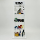 Grav® - 4-tier Locking Display and Merchandise Grav® - 4-tier Locking Display and Merchandise