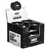 Grav - Hemp Plastic Grinder - 2-Piece - Black (GV.2PG.HMP) Grav - Hemp Plastic Grinder - 2-Piece - Black (GV.2PG.HMP)
