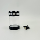 Metal Grinder With Glass Storage Jar and Led Lights - 63mm - 3 Parts Metal Grinder With Glass Storage Jar and Led Lights - 63mm - 3 Parts
