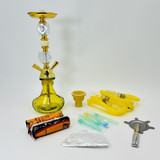 Aadhi - Gold Hookah Kit - 16 Inches - 2 Hose - HIN05