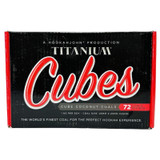Titanium - Hookah Coals Cubes - 72 Counts Per Box Titanium - Hookah Coals Cubes - 72 Counts Per Box