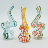 Striped Mini Bubbler - 4 Inch - GCB1