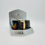 Scorch Torch Smooth Torch - See-Thru Butane & Cigar Punch - Assorted Colors - 12 Counts Per Display - 61772-1