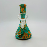 Printed Silicone Beaker Waterpipe - 5 Inch - with 14 mm Male Bowl or Banger - Assorted Colors and Designs Printed Silicone Beaker Waterpipe - 5 Inch - with 14 mm Male Bowl or Banger - Assorted Colors and Designs