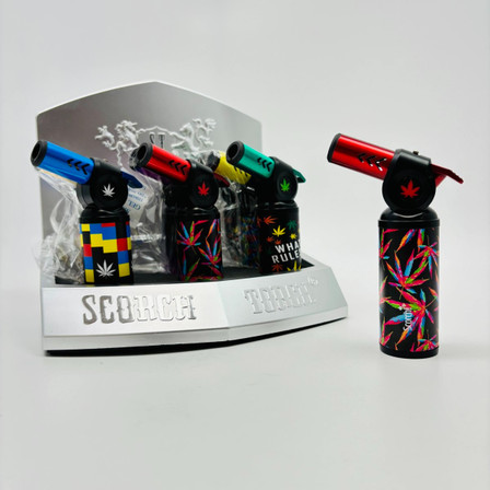 Scorch Torch Smooth Press 45 Degree Torch - 9 Counts Per Display - Assorted - 61784 Scorch Torch Smooth Press 45 Degree Torch - 9 Counts Per Display - Assorted - 61784