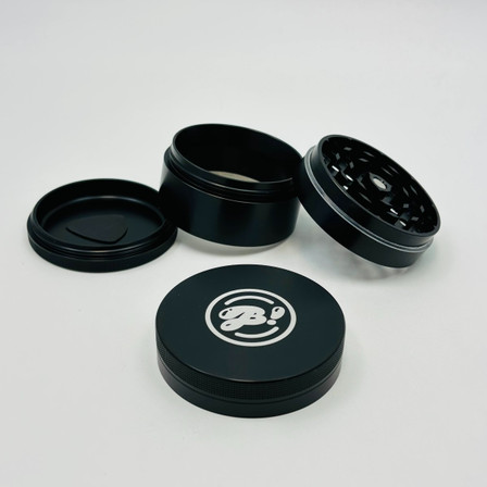 Bigfun Black Grinder - XL - 3 Inch - 4 Parts