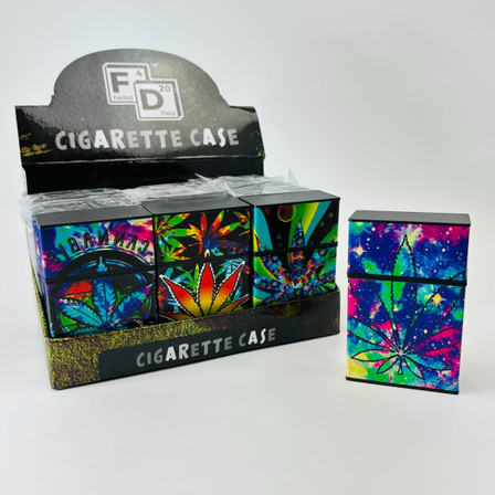 Plastic Cigarette Case - 12 Counts Per Box - Assorted Plastic Cigarette Case - 12 Counts Per Box - Assorted