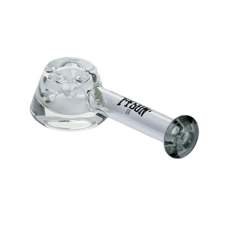 Tyson 2.0 Dynamite Handpipe - Clear - Charcoal Tyson 2.0 Dynamite Handpipe - Clear - Charcoal