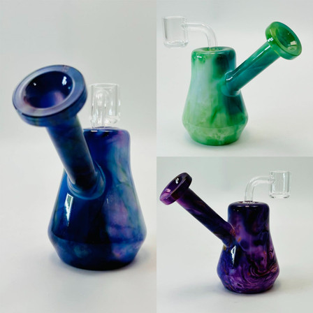 Mystic Marble Color Bubbler Waterpipe - 5 Inch - WPFC48 Mystic Marble Color Bubbler Waterpipe - 5 Inch - WPFC48