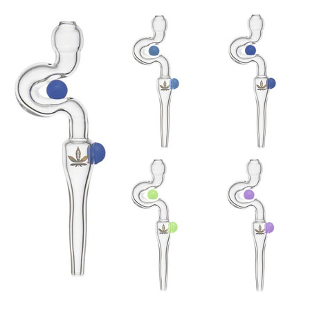 Aleaf Glass Honey Straw - 5 Inch - ALNC5047 - Assorted Colors - Price Per Piece Aleaf Glass Honey Straw - 5 Inch - ALNC5047 - Assorted Colors - Price Per Piece