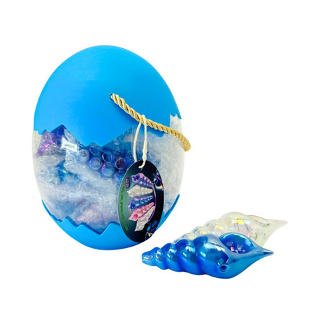 Conchshell Handpipe - 4.5 Inch - 10 Counts Per Egg Jar