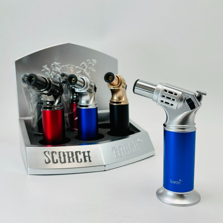 Scorch Torch Powerful Ray Gun Torch - 45 Degree - 6 Counts Per Display - Assorted Design - 61566