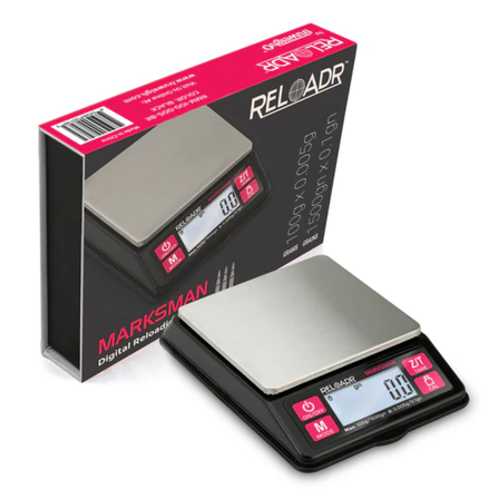 Truweigh Reloader Marksman Reloading Scale - 100 X 0.005 Gram - Black