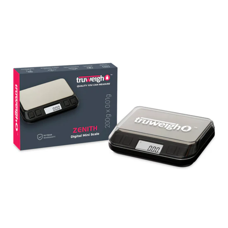 Truweigh Zenith Mini Scale - 200 X 0.01 Gram - Black Truweigh Zenith Mini Scale - 200 X 0.01 Gram - Black