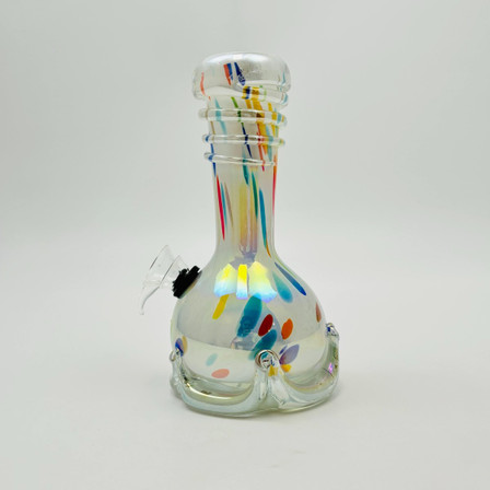 Soft Glass Waterpipe - 8 Inch - GR-Y-23 - Assorted Colors - Price Per Piece
