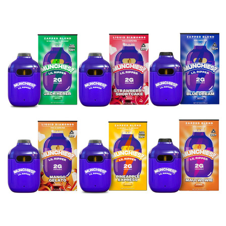 Delta Munchies Lil Ripper Zapped Blend HHC Disposable - 2 Grams Delta Munchies Lil Ripper Zapped Blend HHC Disposable - 2 Grams